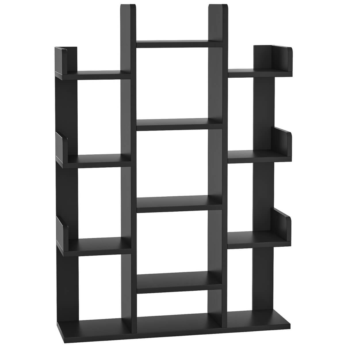 Three columns of bookshelf